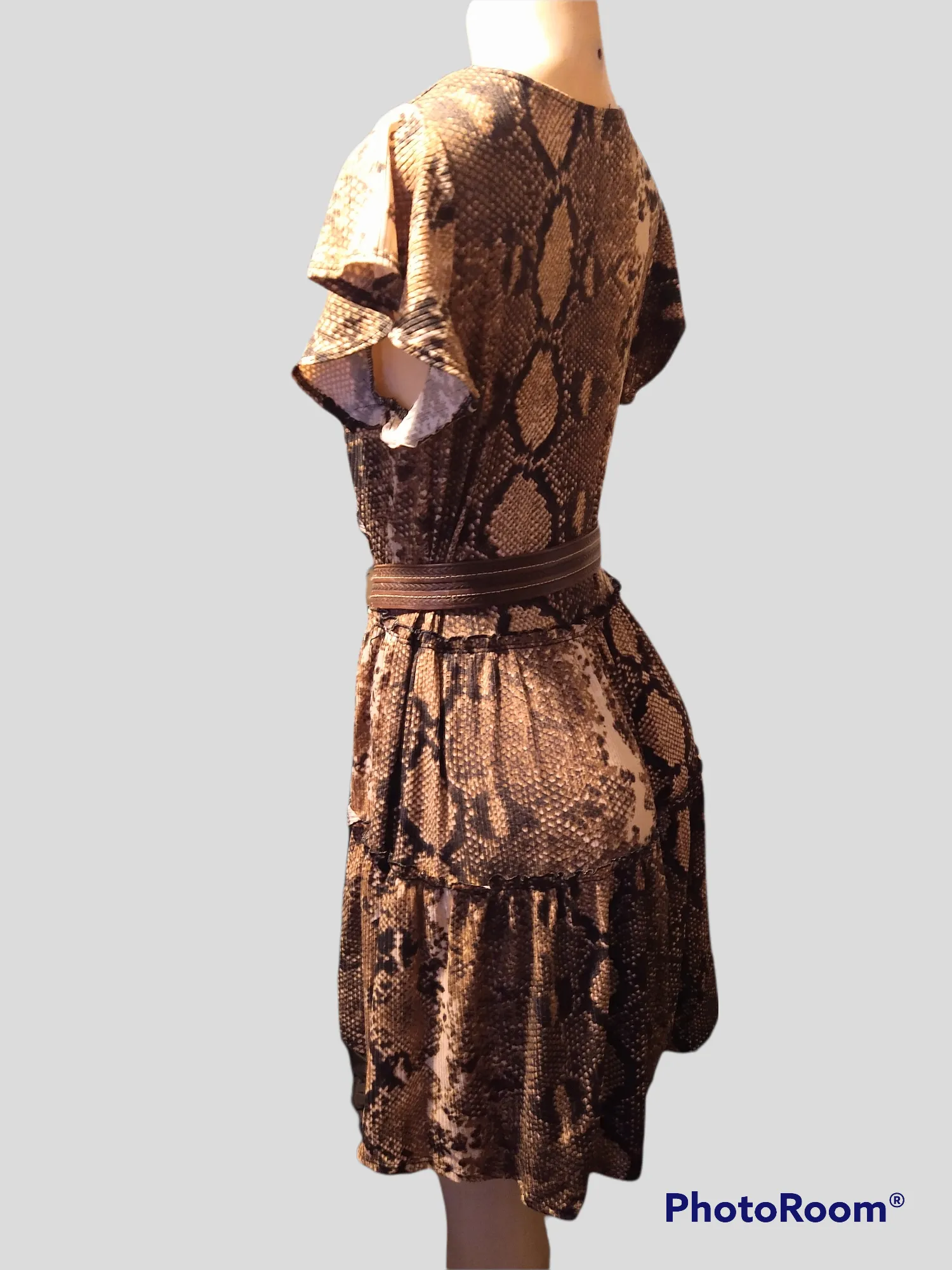 Slithering Snake Baby Doll Tunic Dress