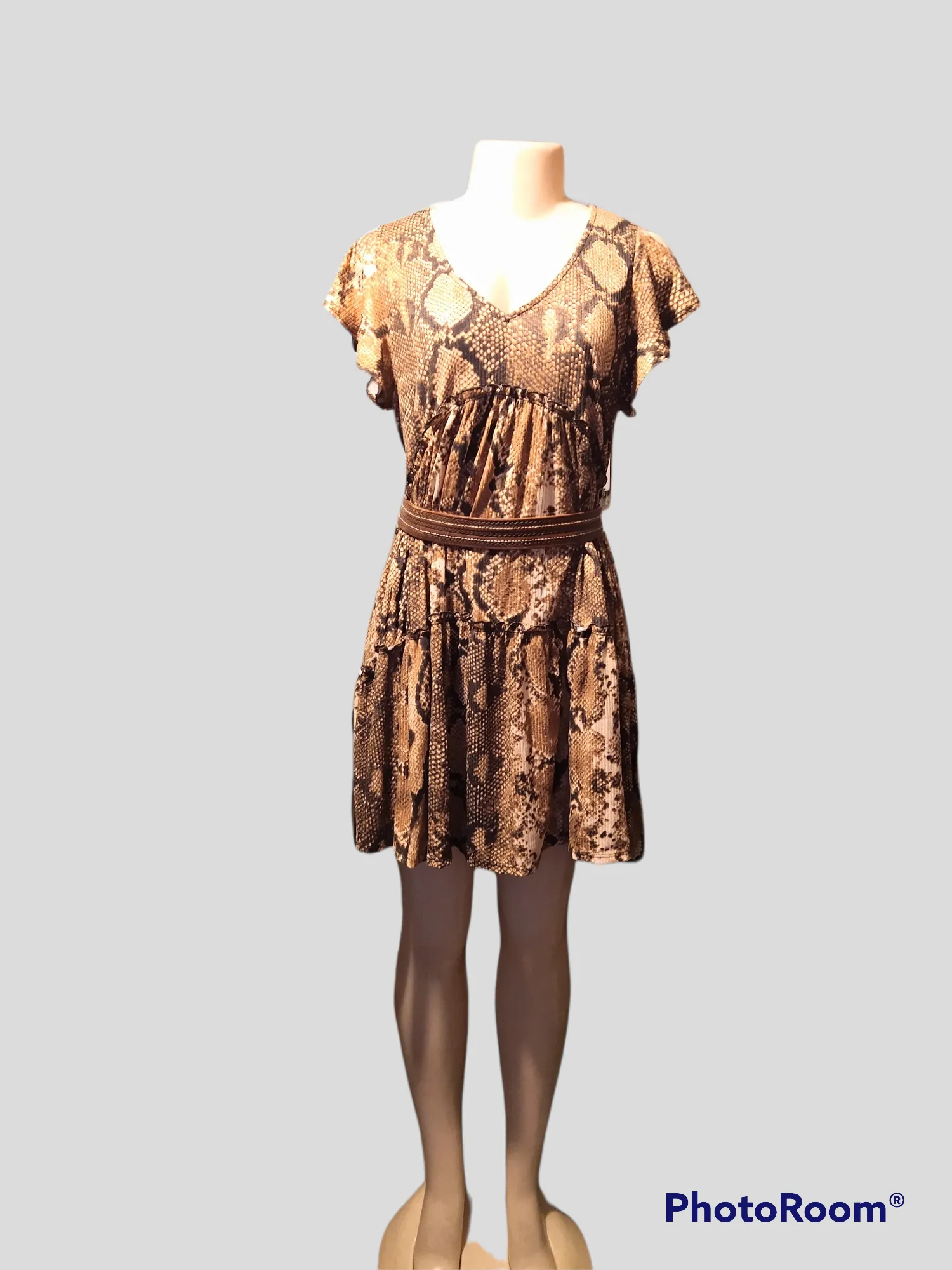 Slithering Snake Baby Doll Tunic Dress