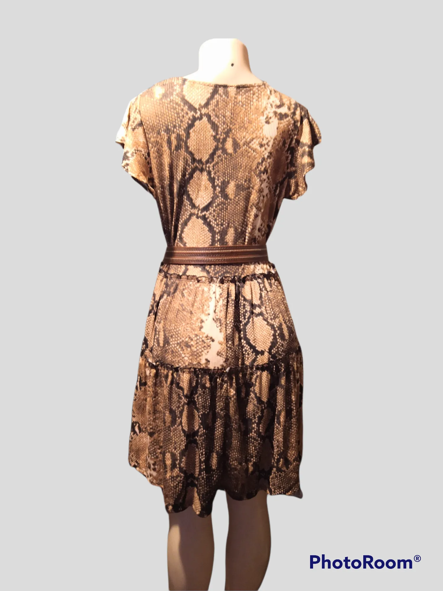 Slithering Snake Baby Doll Tunic Dress
