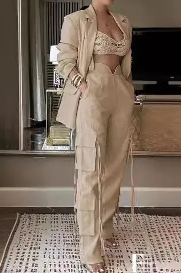 Street cargo pants Suit