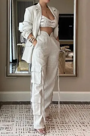 Street cargo pants Suit