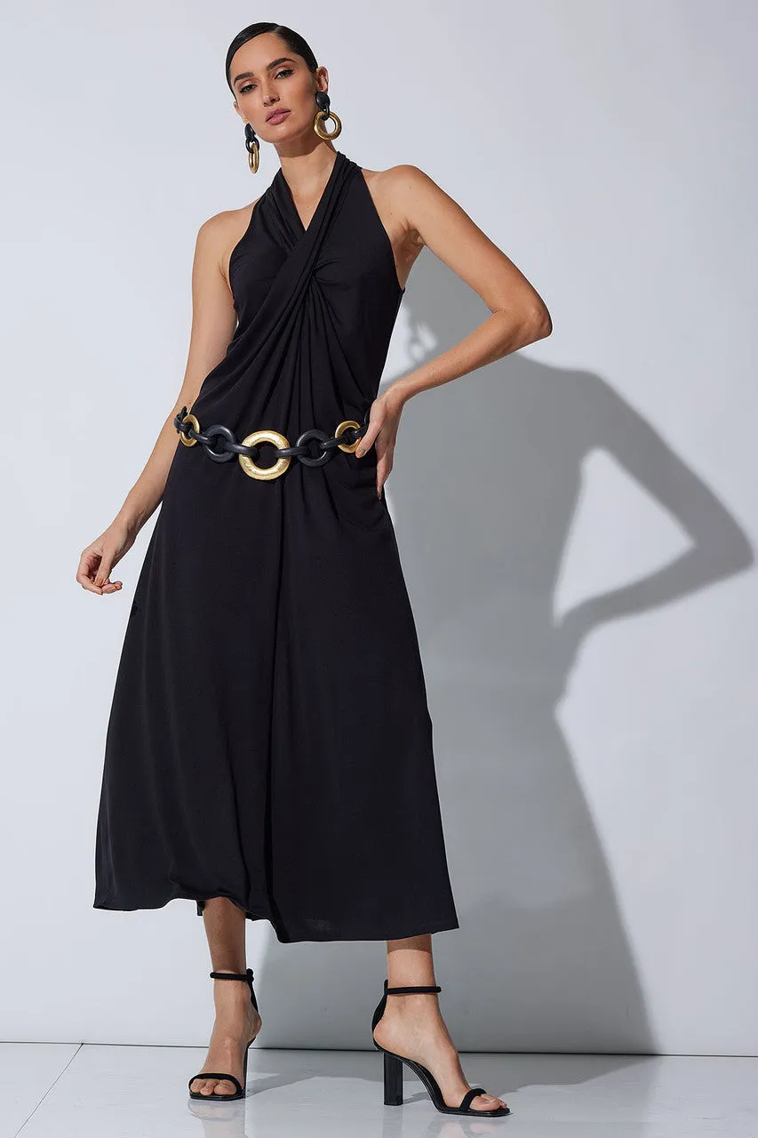 TENCEL™ Jersey Crossover Halter Dress