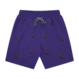 THE CLASSIC SWIM SHORTS-PURPLE