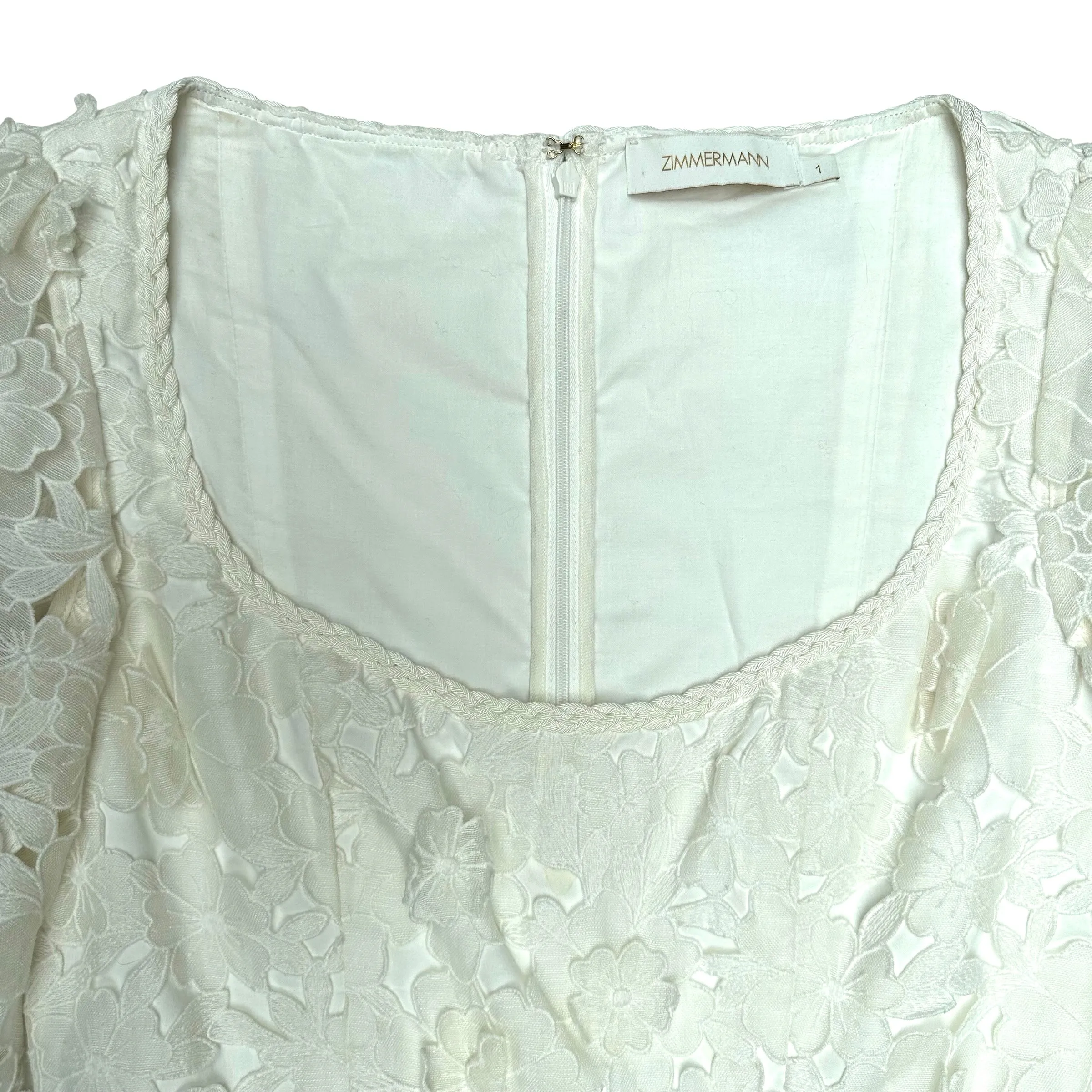 White Lace Dress - 1